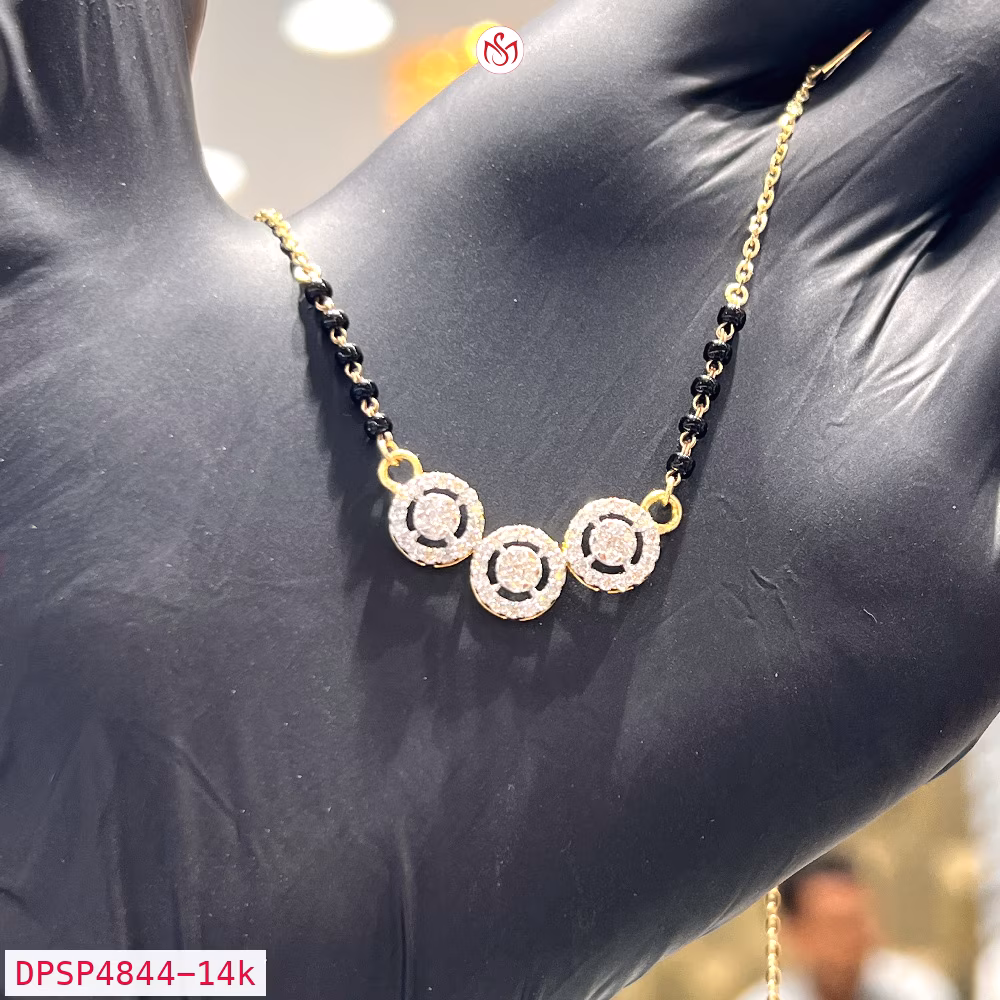 Diamond Women Mangalsutra - DPSP4844
