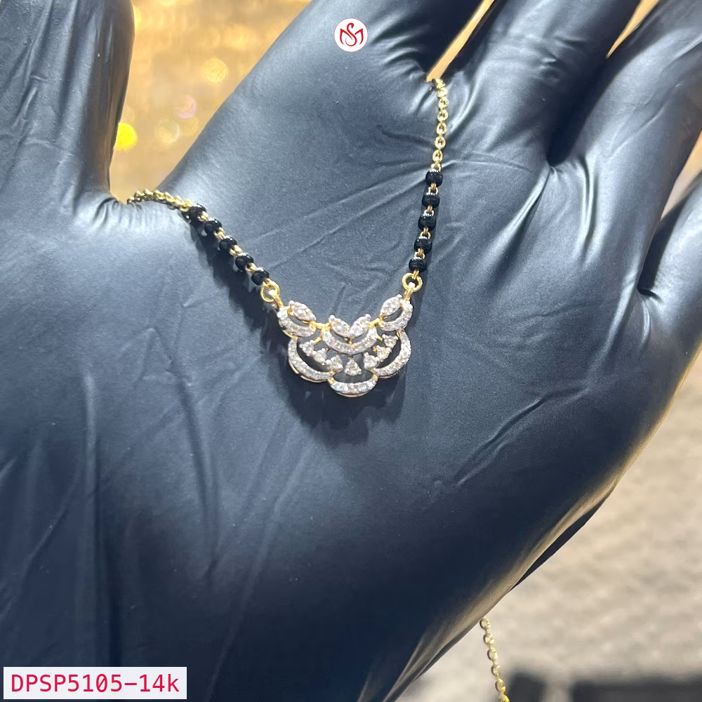 Diamond Women Mangalsutra - DPSP5105
