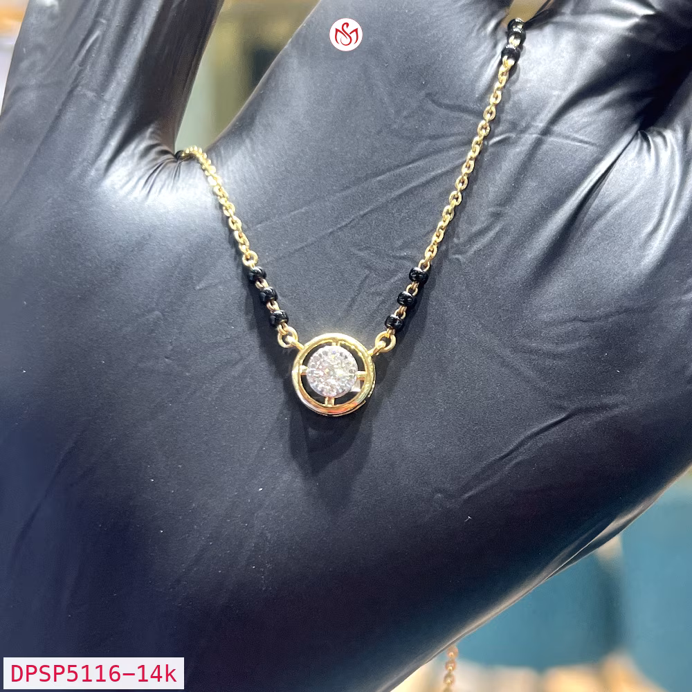 Diamond Women Mangalsutra - DPSP5116