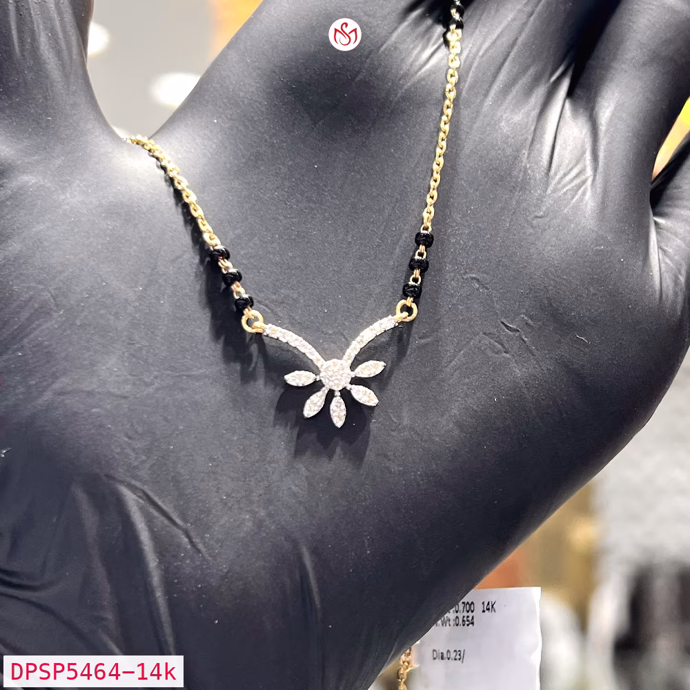 Diamond Women Mangalsutra - DPSP5464