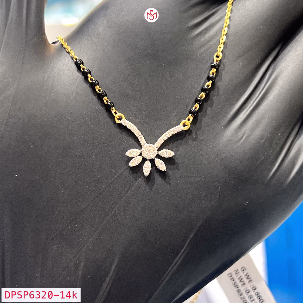 Diamond Women Mangalsutra - DPSP6320