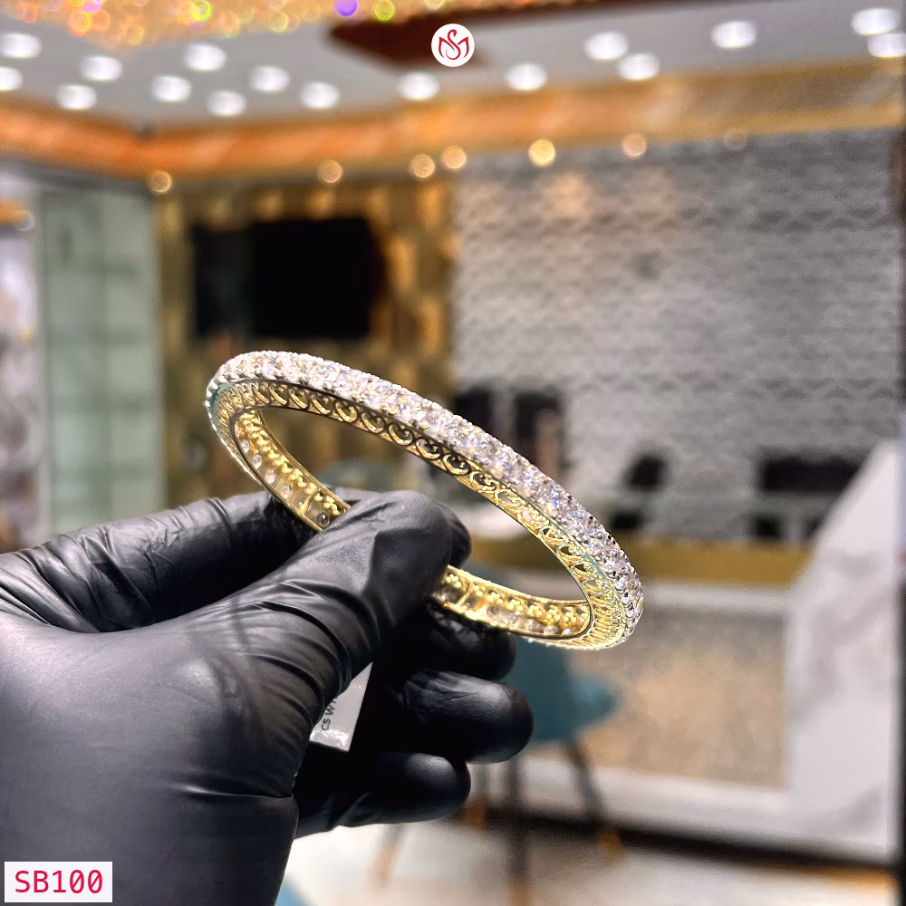 Silver Women Bangle - SB100