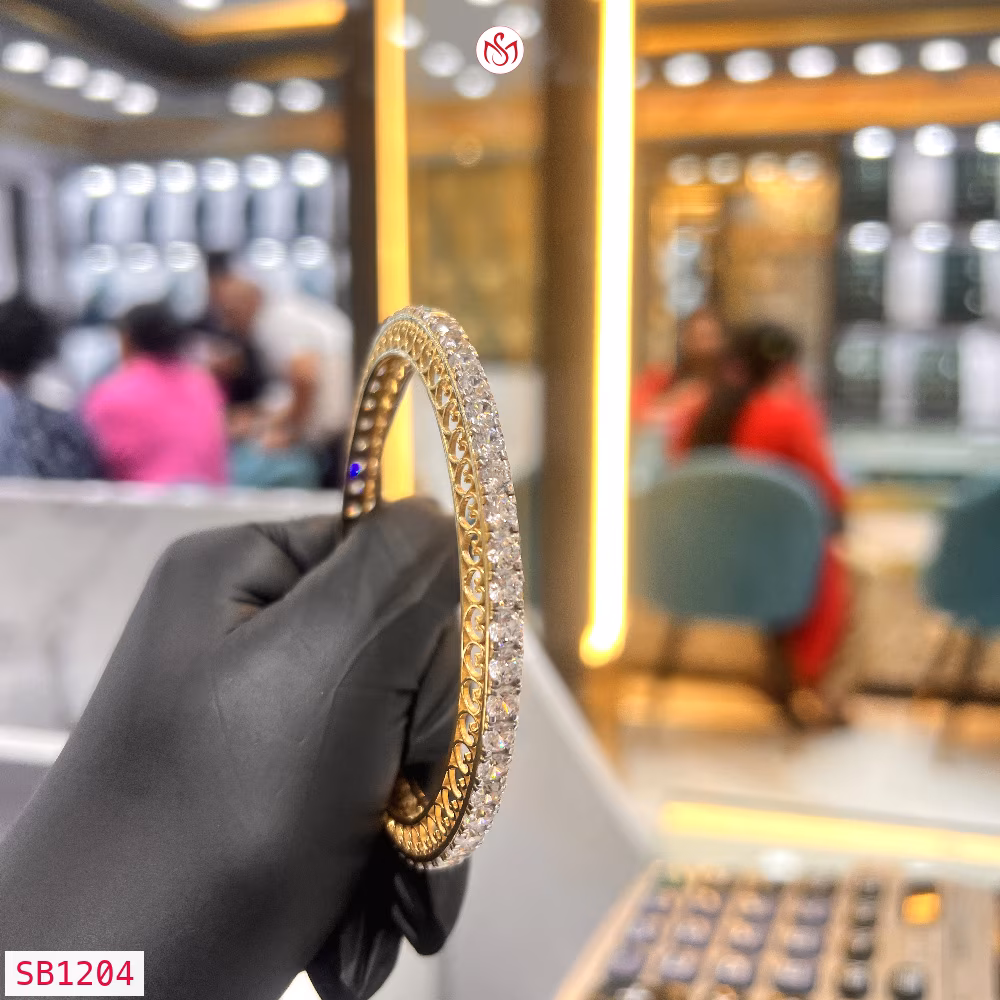 Gold Plated Silver Chura - SB1204