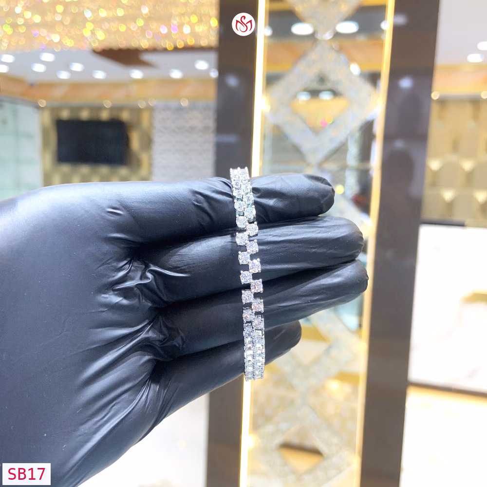 Silver Women Bangle - SB17