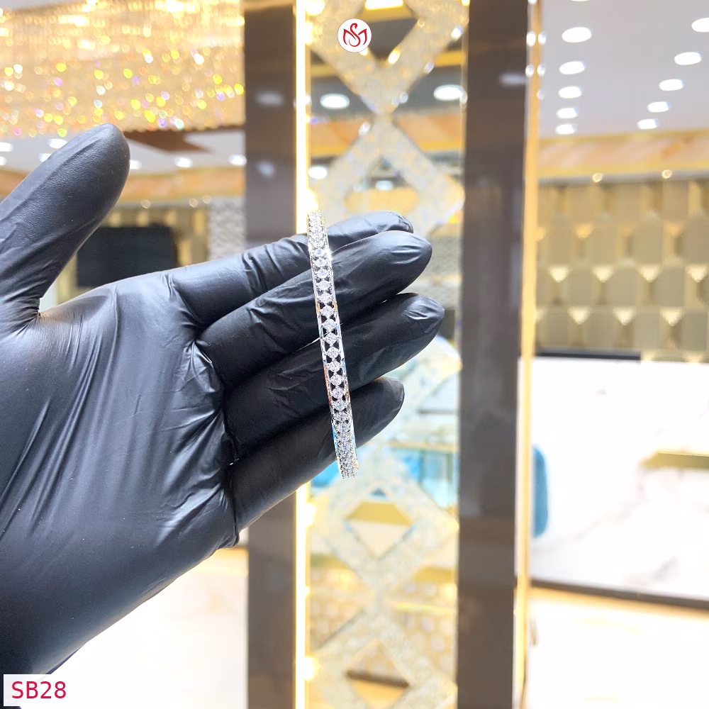 Silver Women Bangle - SB28