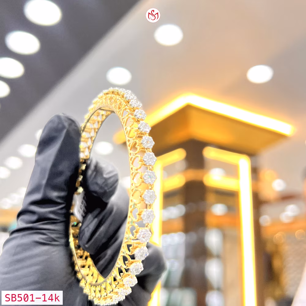 Gold Plated Silver Chura - SB501