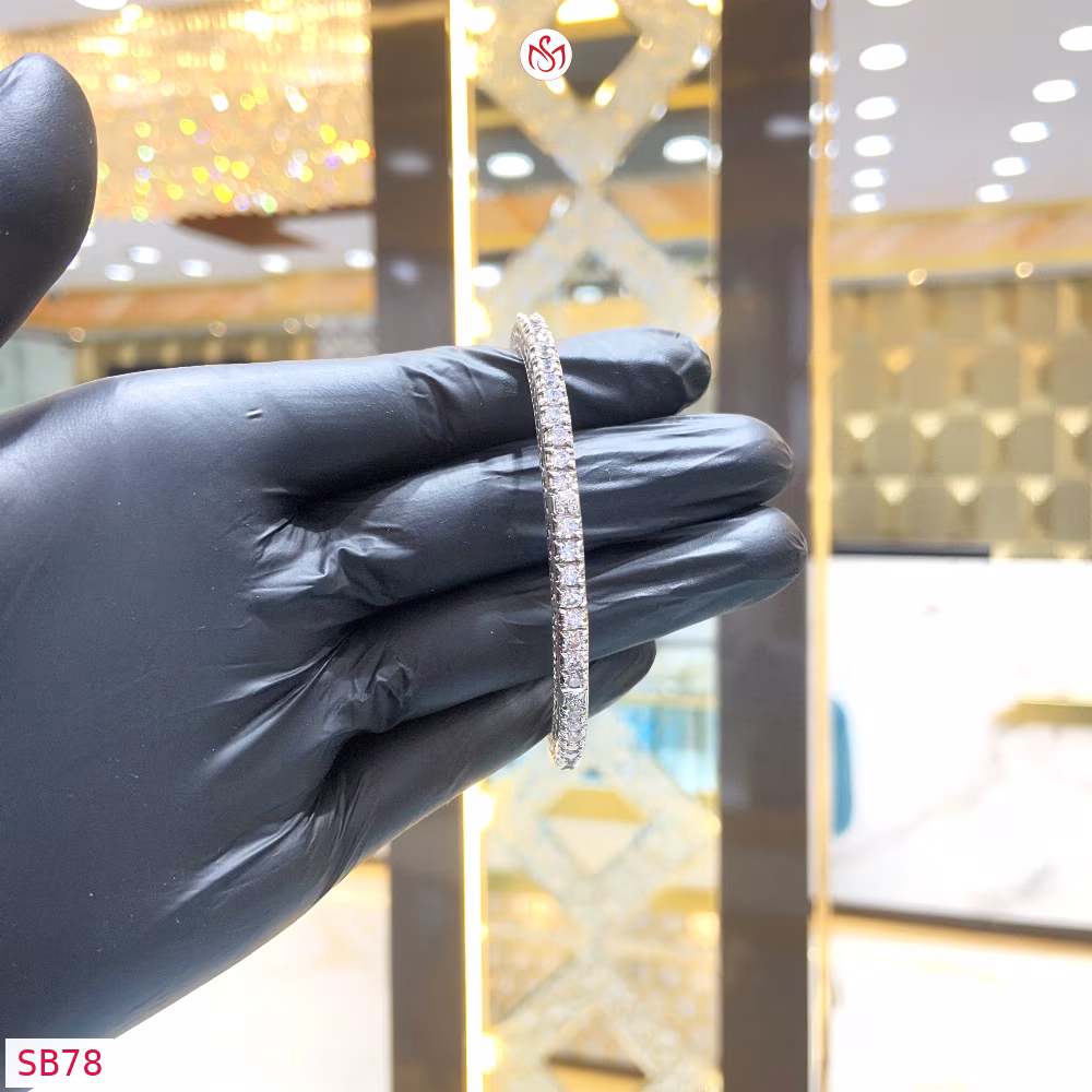 Silver Women Bangle - SB78