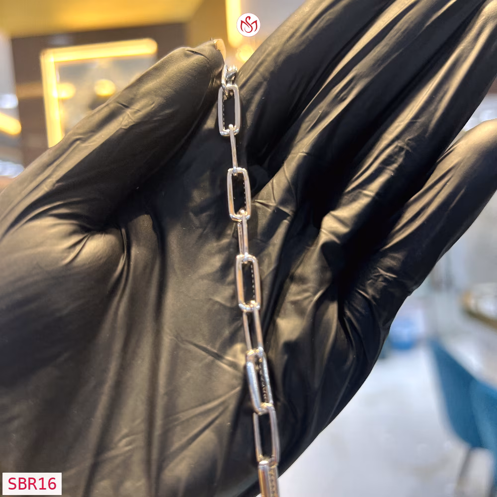 Silver Men Bracelet - SBR16
