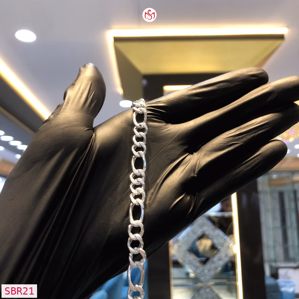 Silver Men Bracelet - SBR21