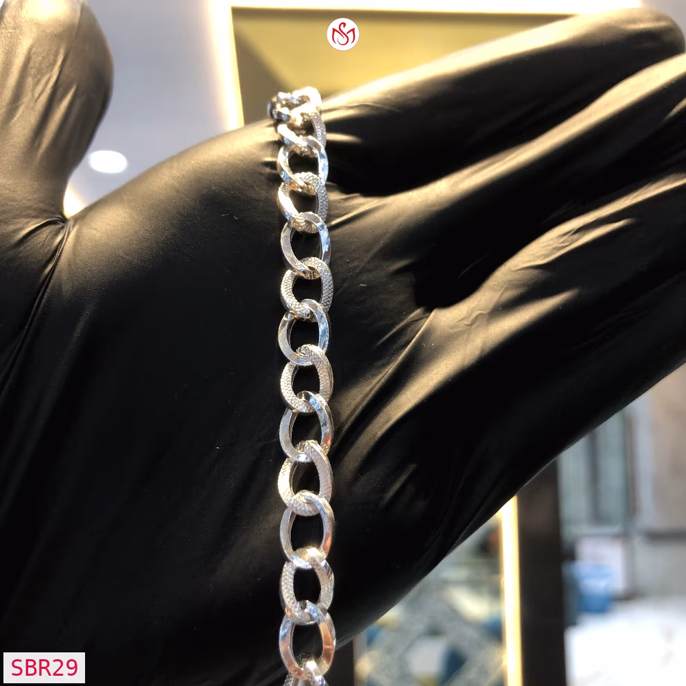 Silver Men Bracelet - SBR29