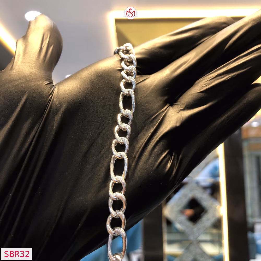 Silver Men Bracelet - SBR32