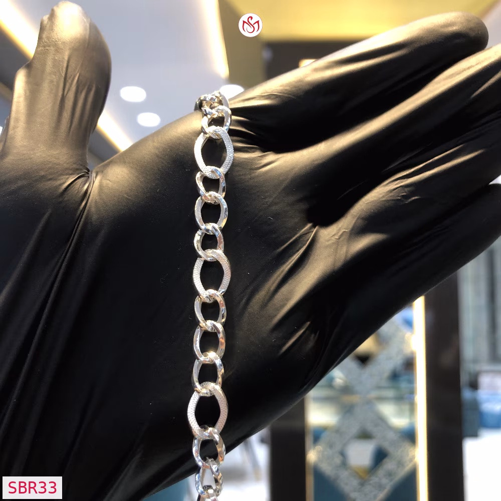 Silver Men Bracelet - SBR33