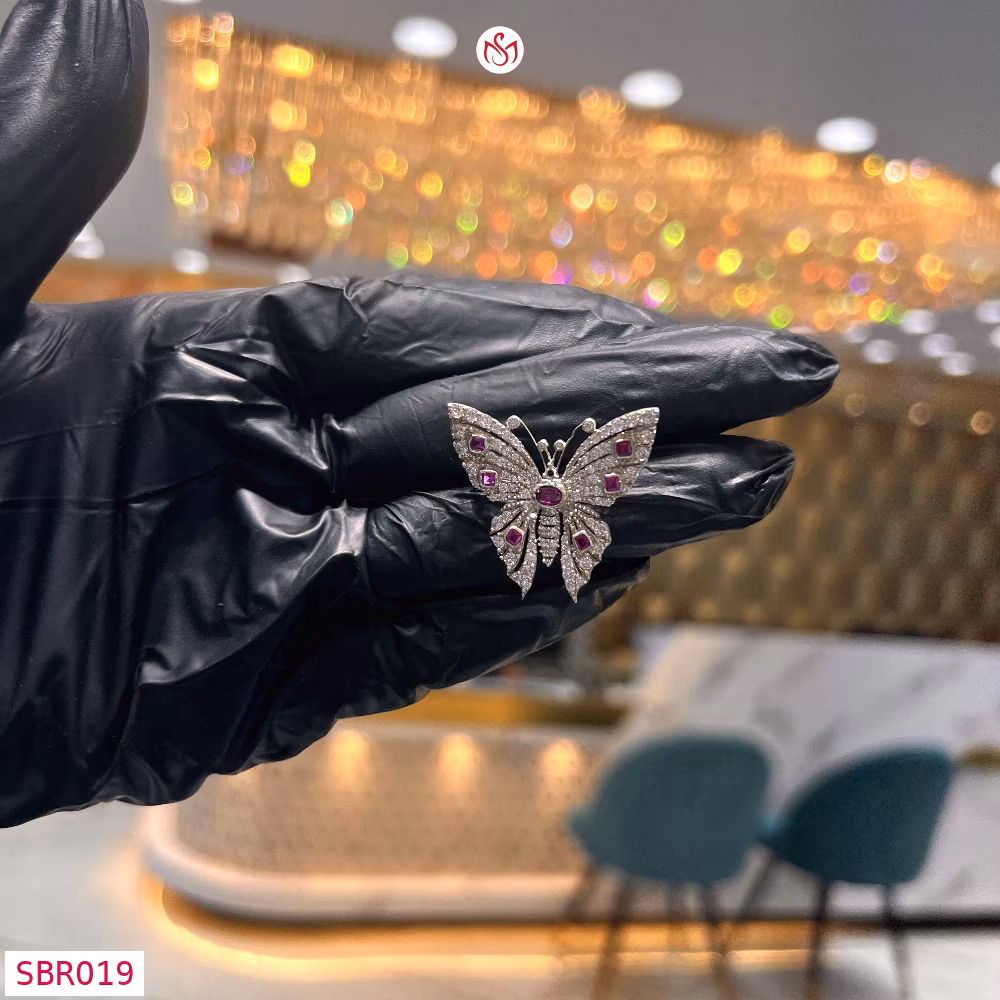 Silver Women Brooch - SBRO19