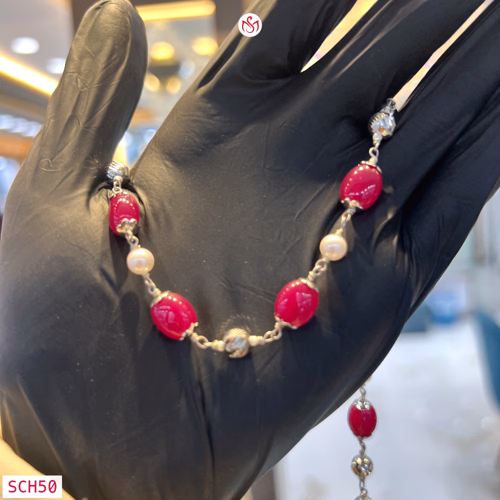 Silver Women Necklace - SCH50