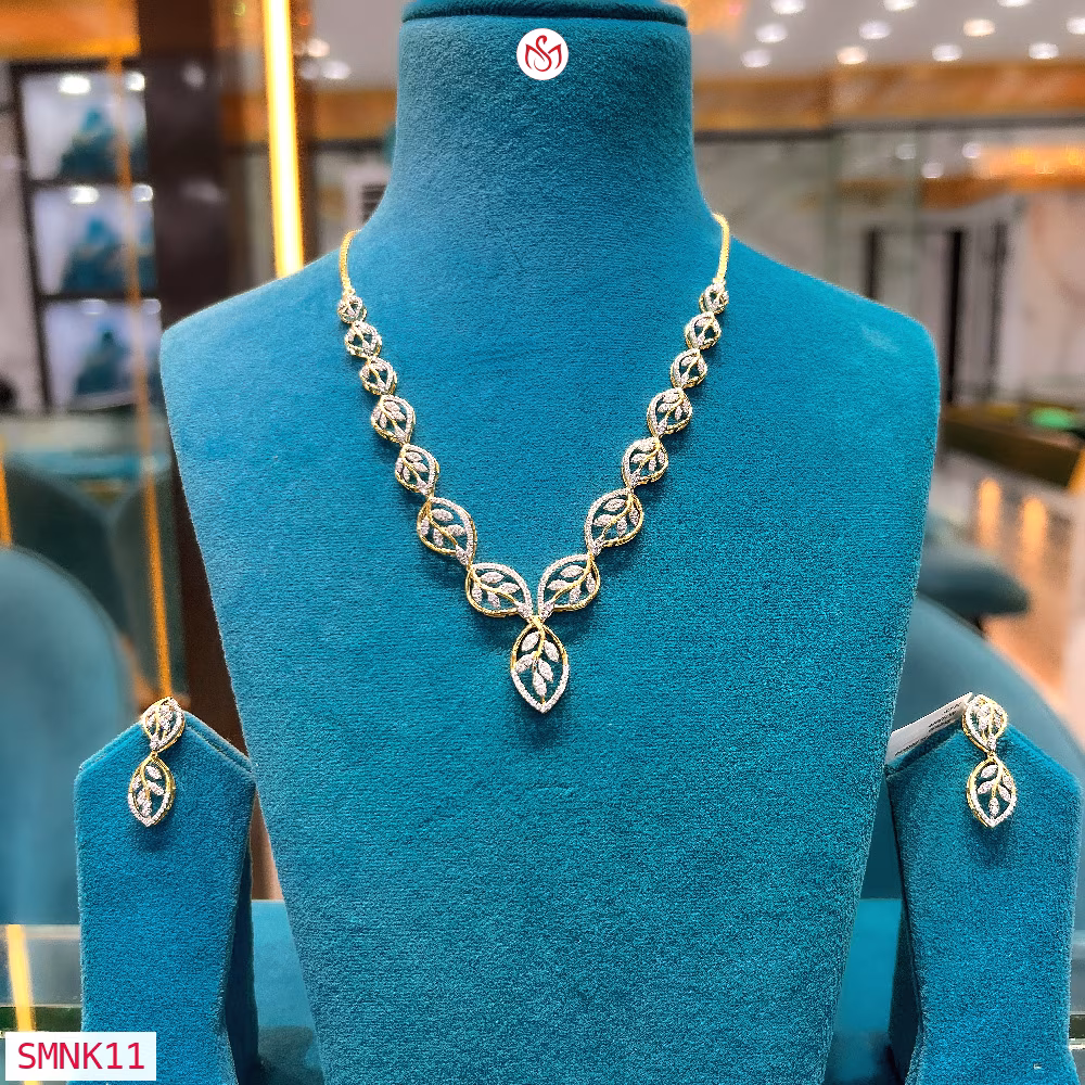 Silver Wedding Necklace - SMNK11