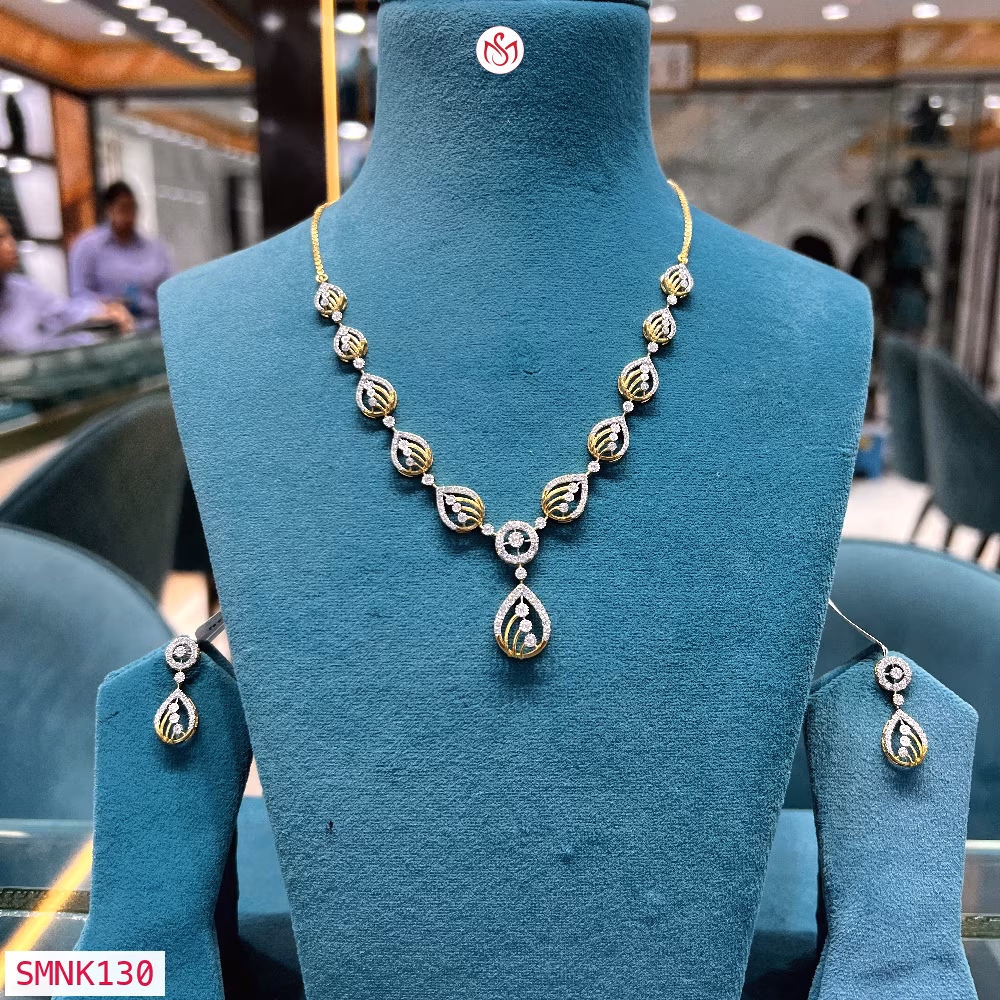 Silver Wedding Necklace - SMNK130