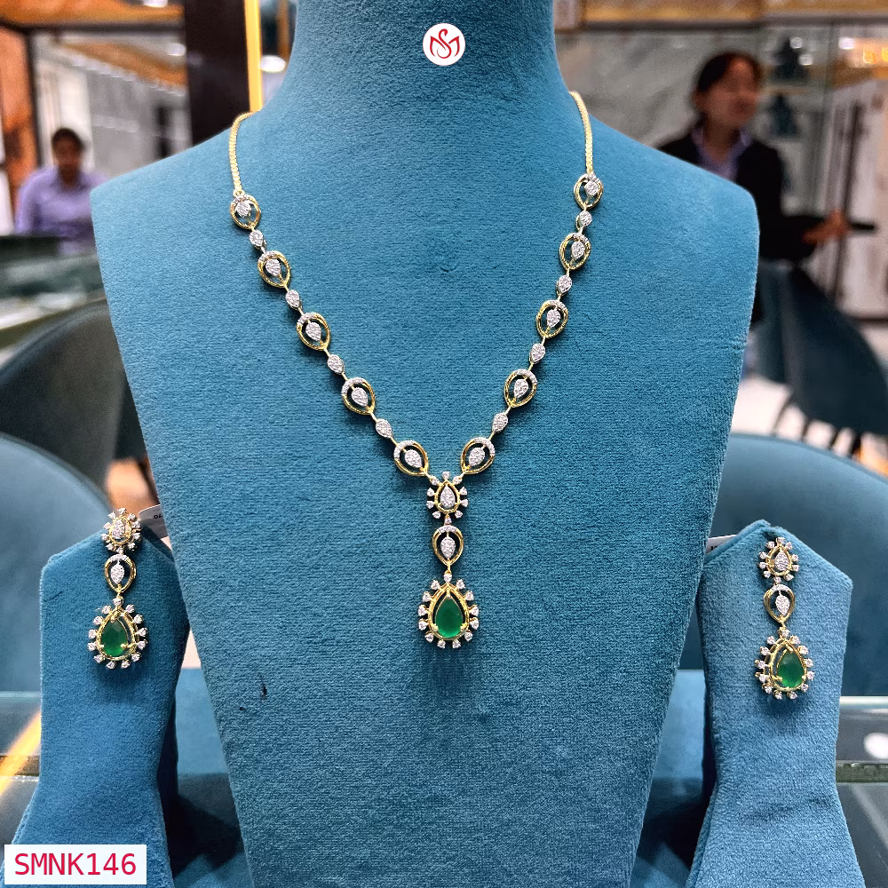 Silver Wedding Necklace - SMNK146