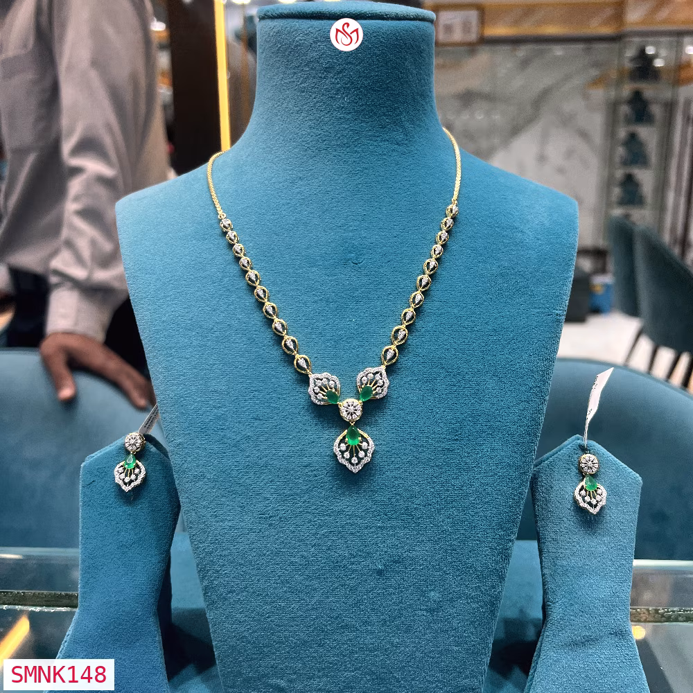 Silver Wedding Necklace - SMNK148