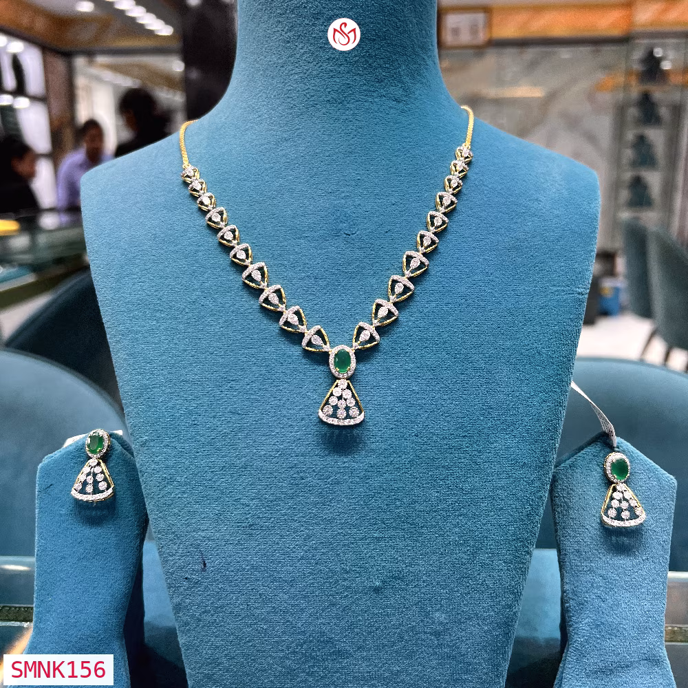 Silver Wedding Necklace - SMNK156