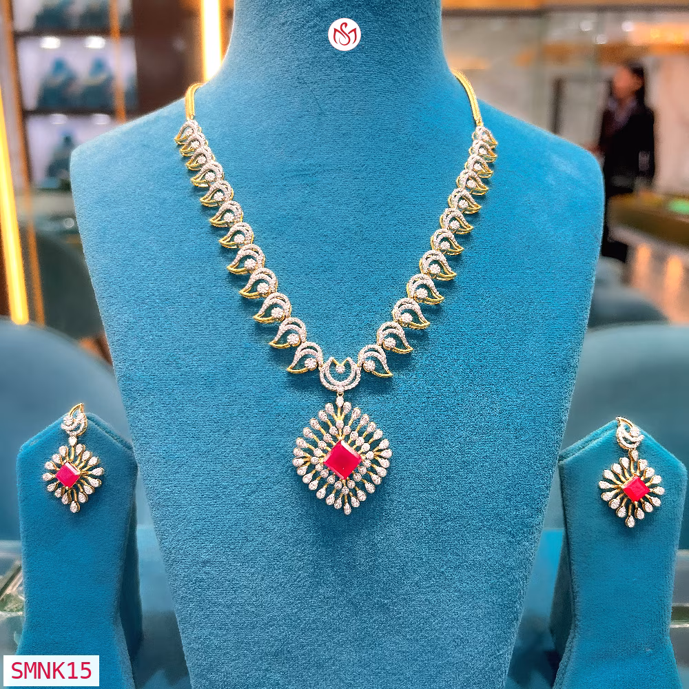 Silver Wedding Necklace - SMNK15