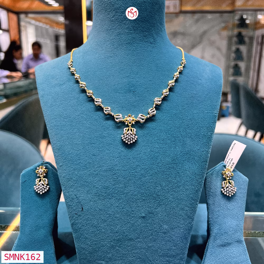 Silver Wedding Necklace - SMNK162