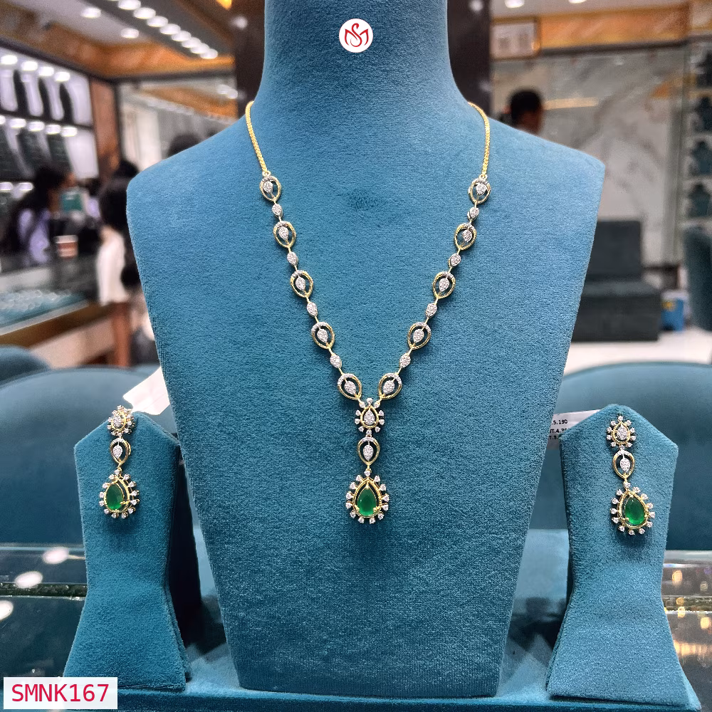 Silver Wedding Necklace - SMNK167