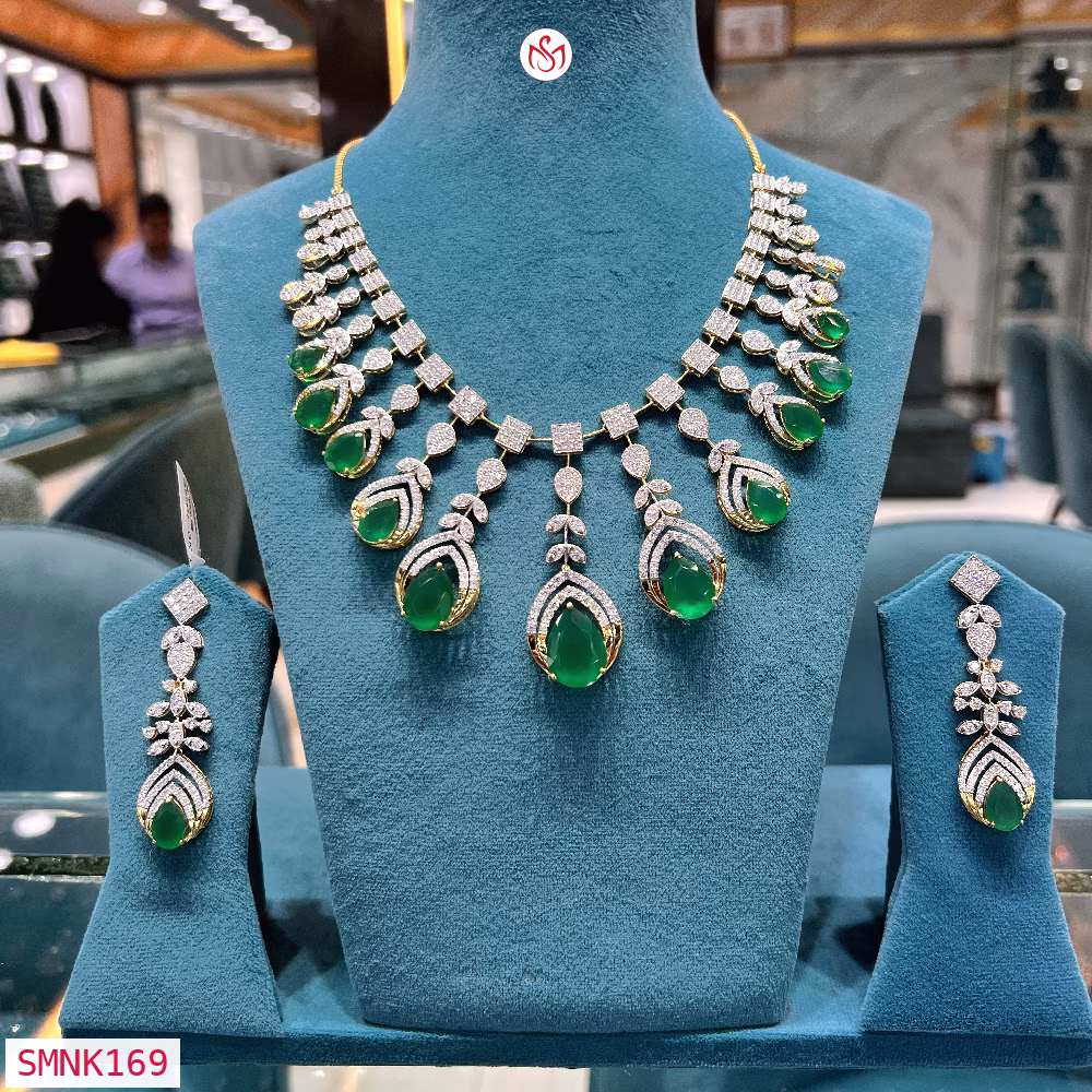 Silver Wedding Necklace - SMNK169