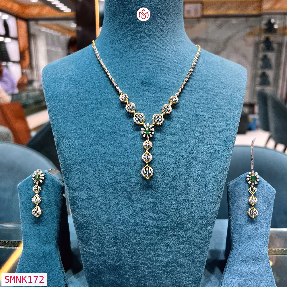 Silver Wedding Necklace - SMNK172