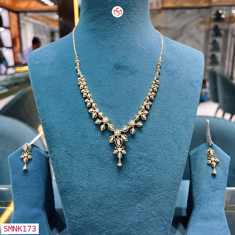 Silver Wedding Necklace - SMNK173
