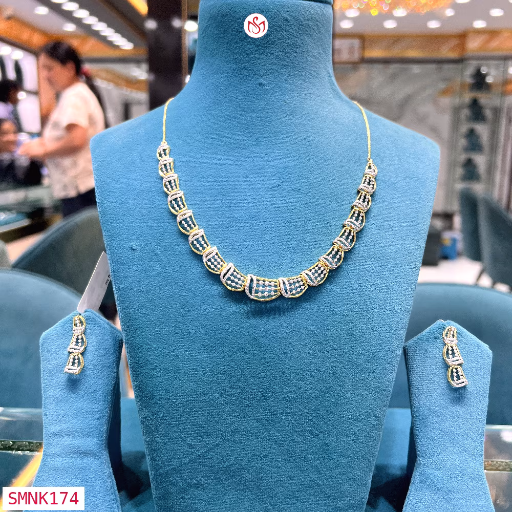 Silver Wedding Necklace - SMNK174