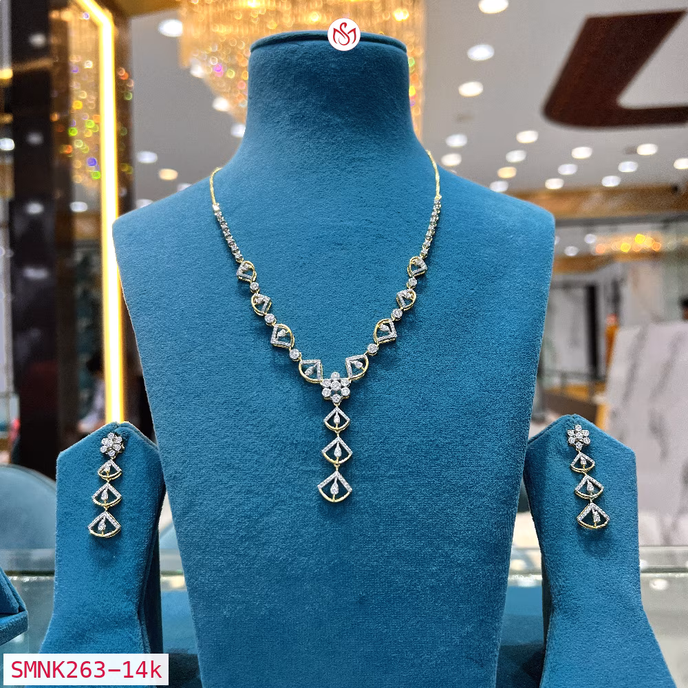 Gold Plated Silver Necklace - SMNK263