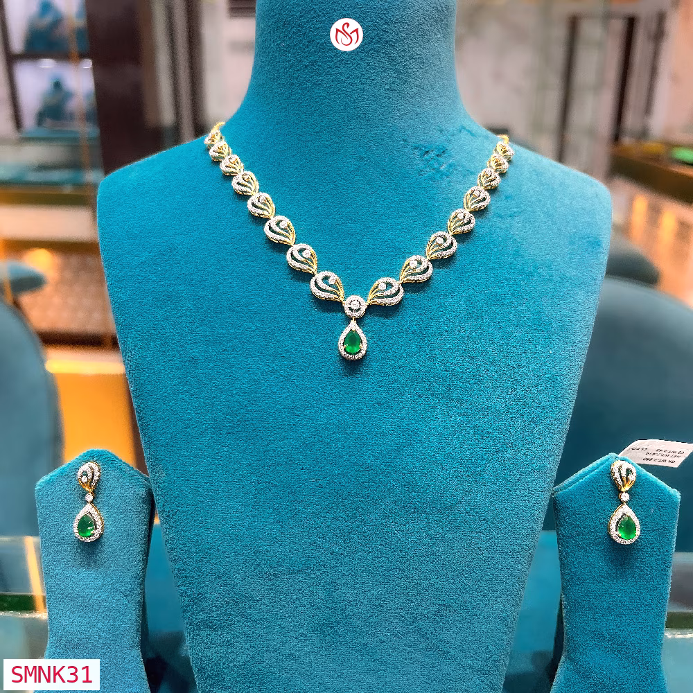 Silver Wedding Necklace - SMNK31