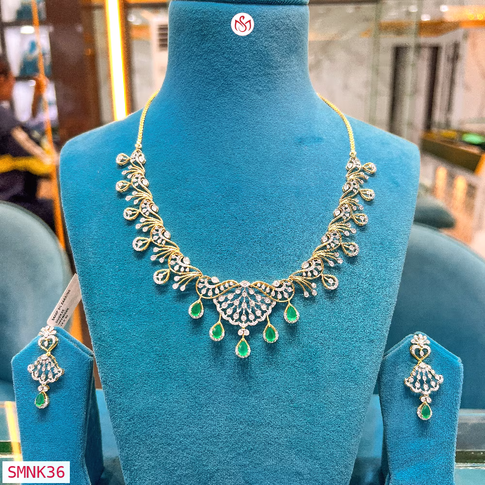 Silver Wedding Necklace - SMNK36