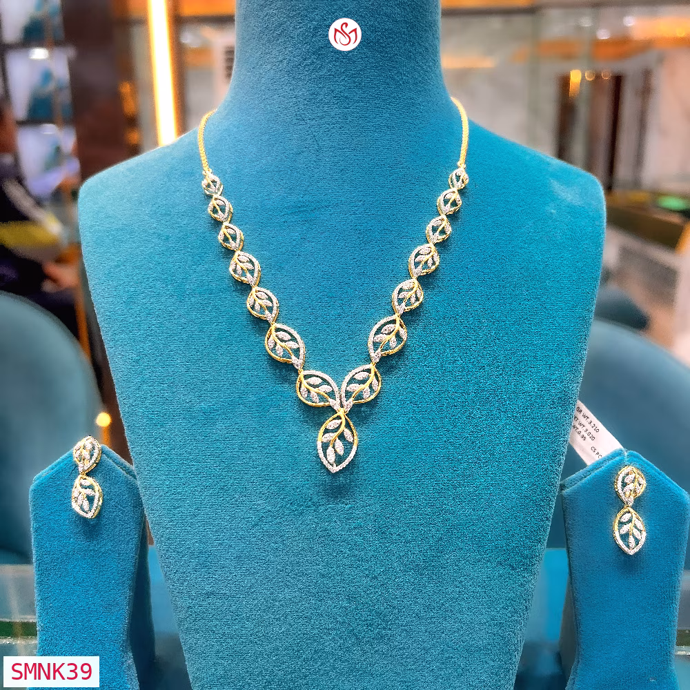 Silver Wedding Necklace - SMNK39
