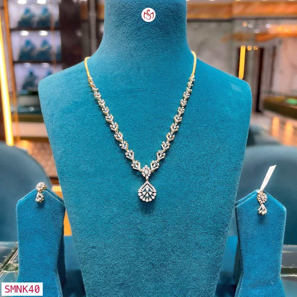 Silver Wedding Necklace - SMNK40