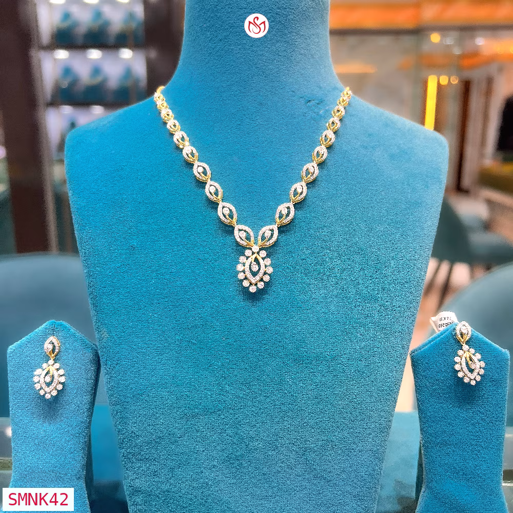 Silver Wedding Necklace - SMNK42
