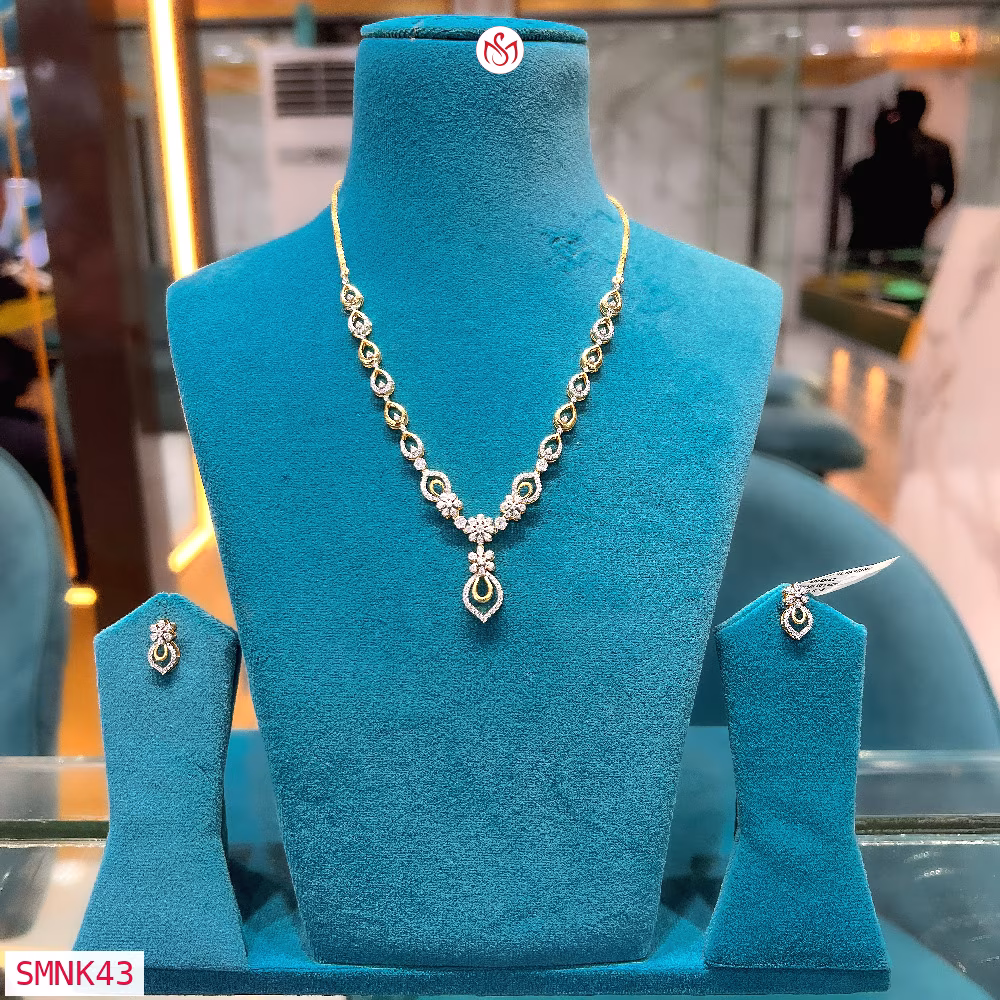 Silver Wedding Necklace - SMNK43
