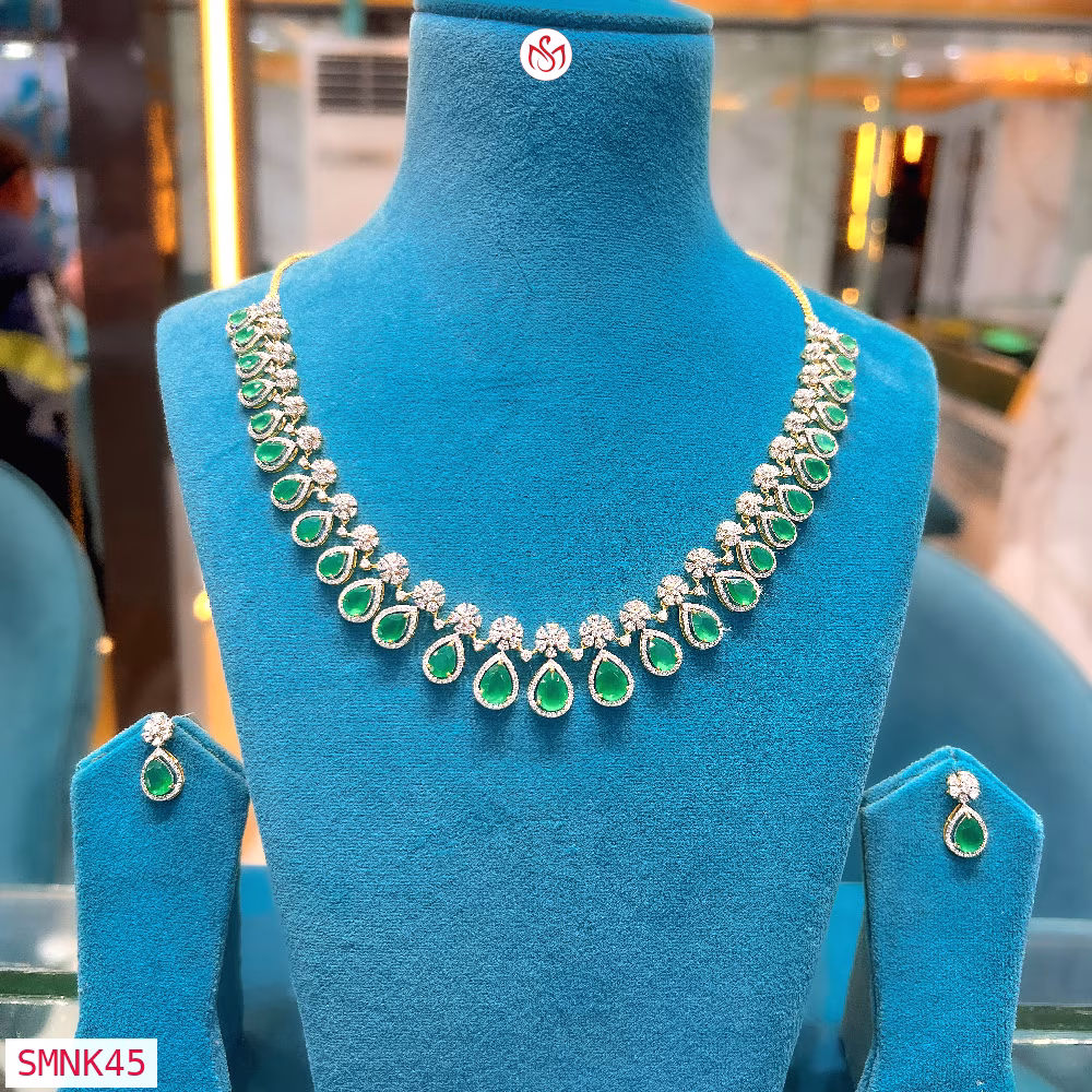 Silver Wedding Necklace - SMNK45