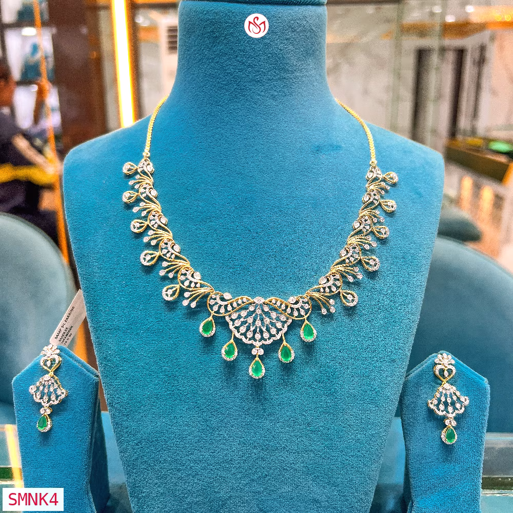 Silver Wedding Necklace - SMNK4