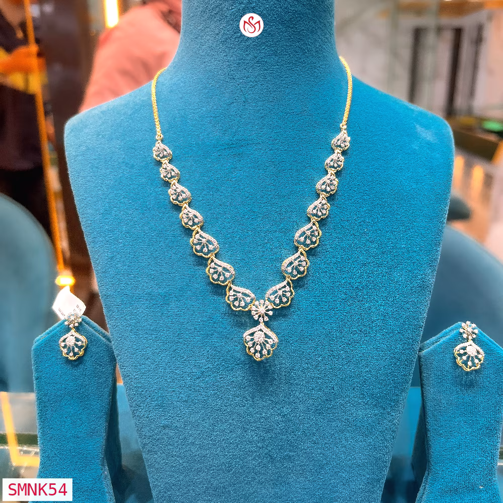 Silver Wedding Necklace - SMNK54