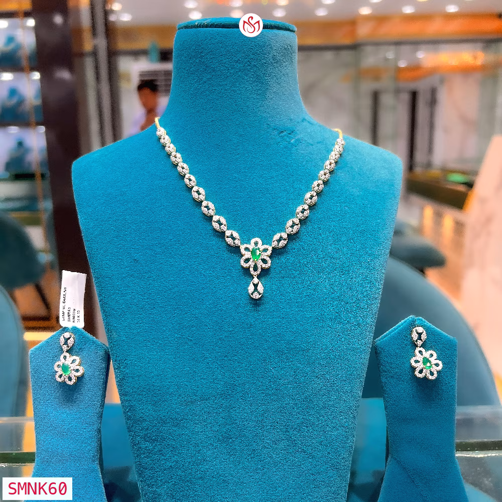 Silver Wedding Necklace - SMNK60