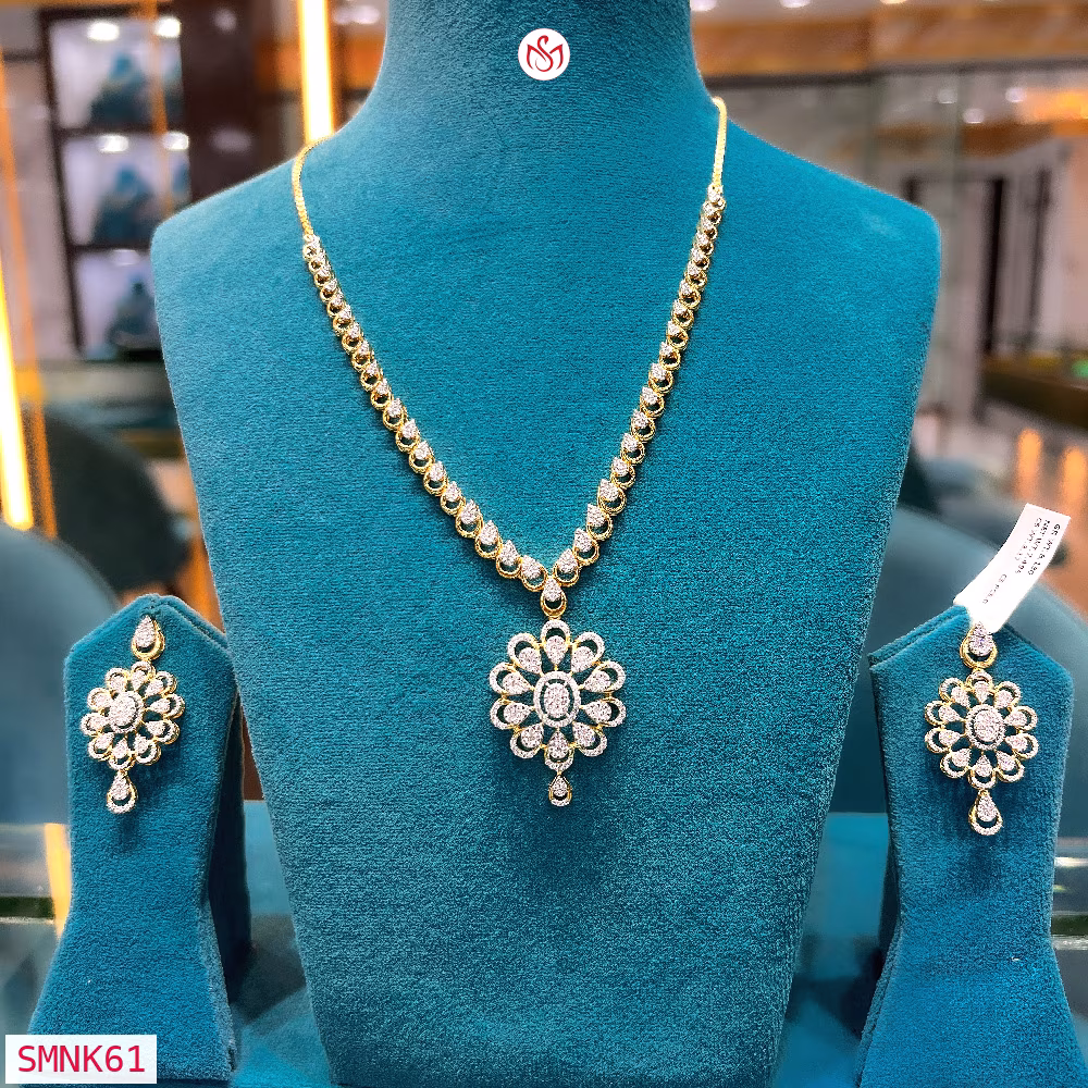 Silver Wedding Necklace - SMNK61
