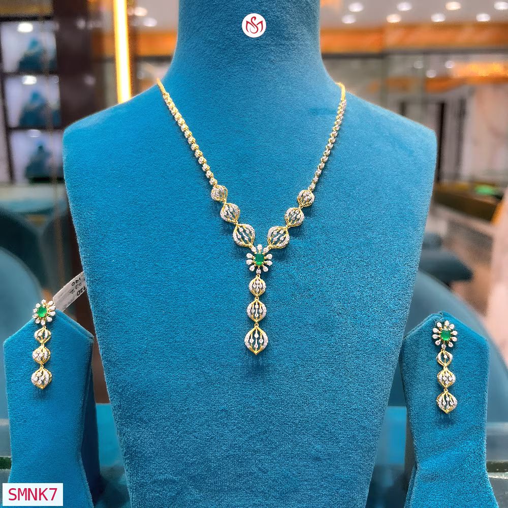 Silver Wedding Necklace - SMNK7