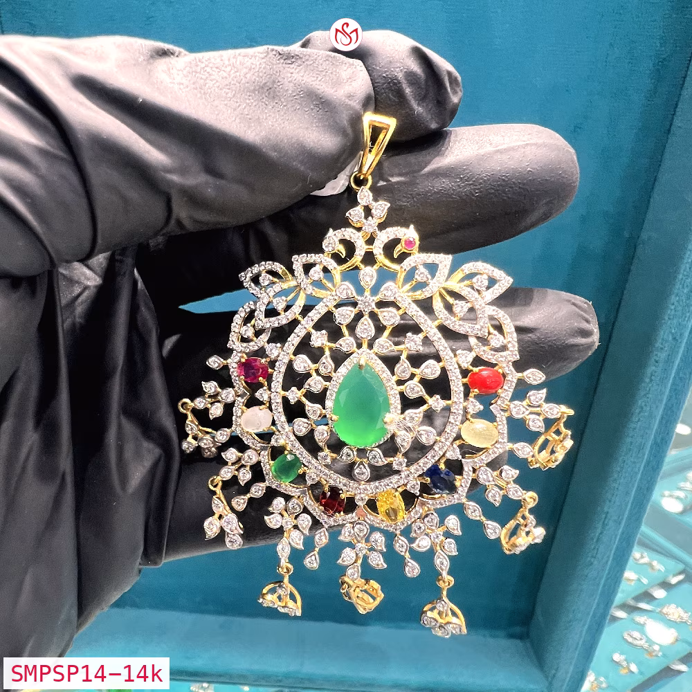 Gold Plated Silver Pendant - SMPSP14