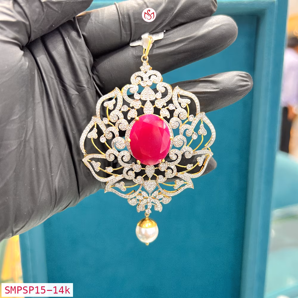 Gold Plated Silver Pendant - SMPSP15