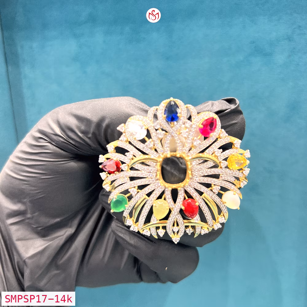 Gold Plated Silver Pendant - SMPSP17