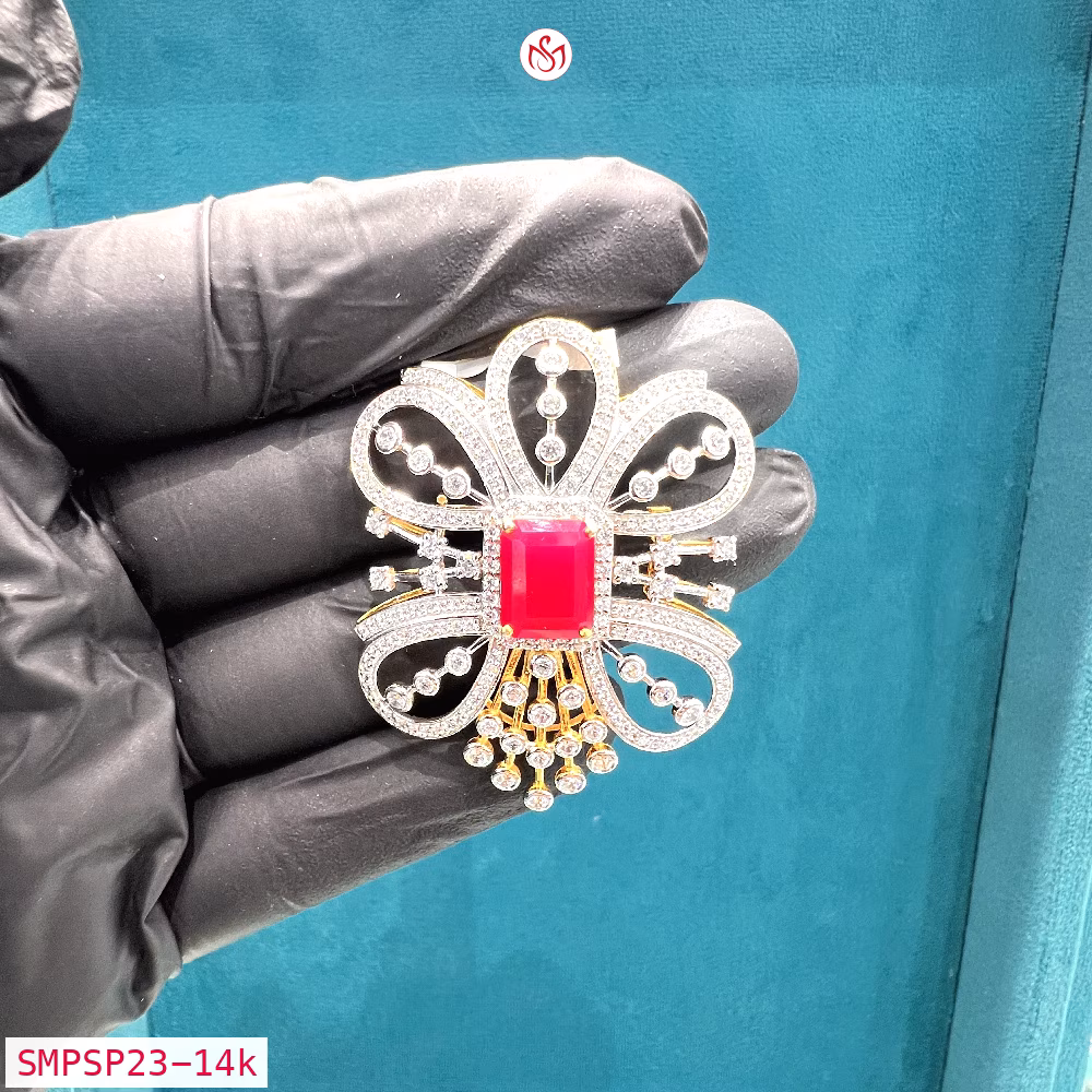 Gold Plated Silver Pendant - SMPSP23