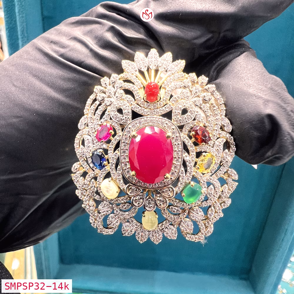 Gold Plated Silver Pendant - SMPSP32