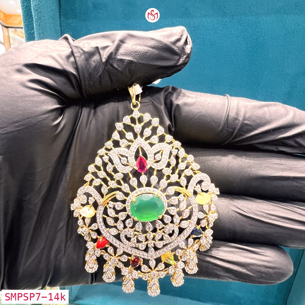 Gold Plated Silver Pendant - SMPSP7