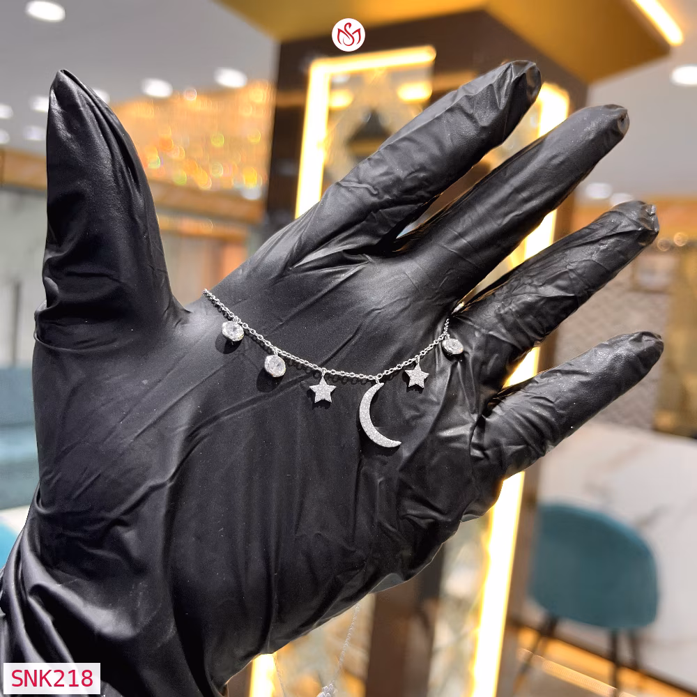 Silver Women Necklace - SNK218